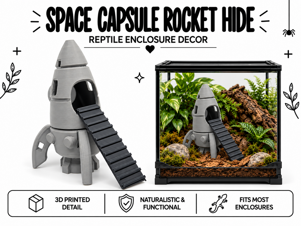 Space Capsule Rocket Hide & Climbing Decor