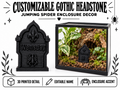 Customizable Gothic Headstone