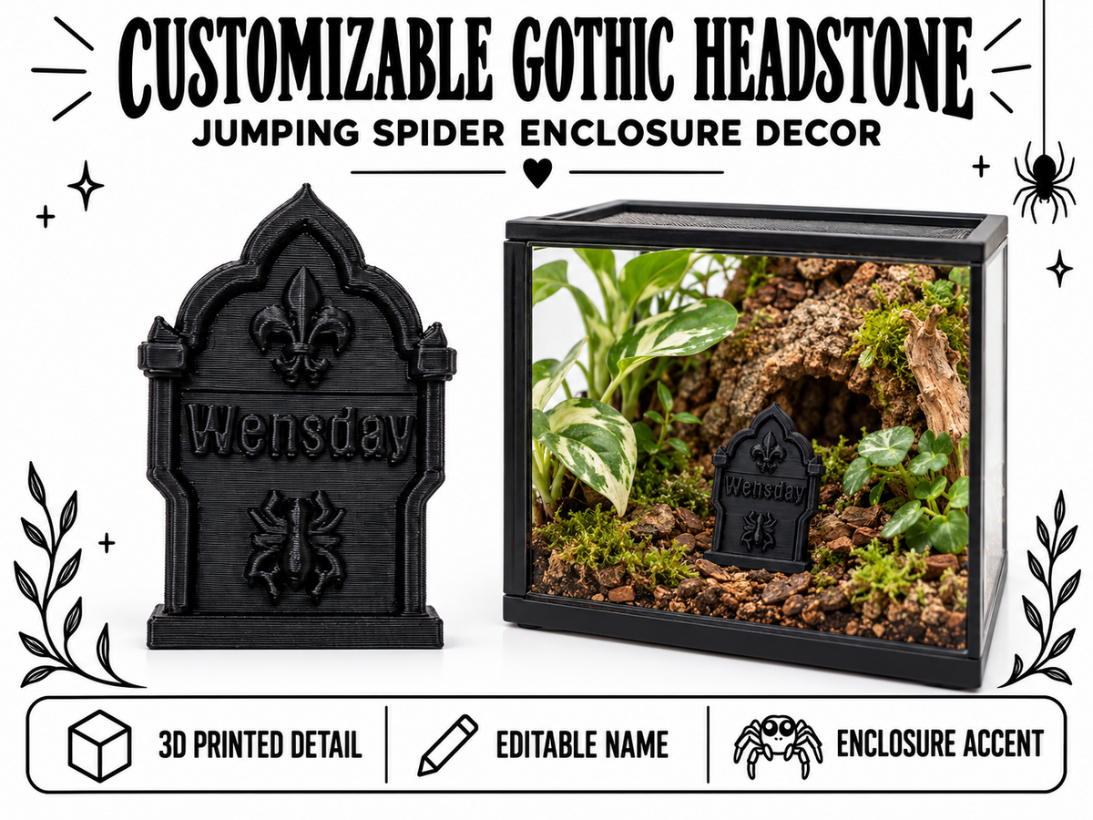 Customizable Gothic Headstone