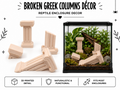 Broken Greek Columns Décor Set