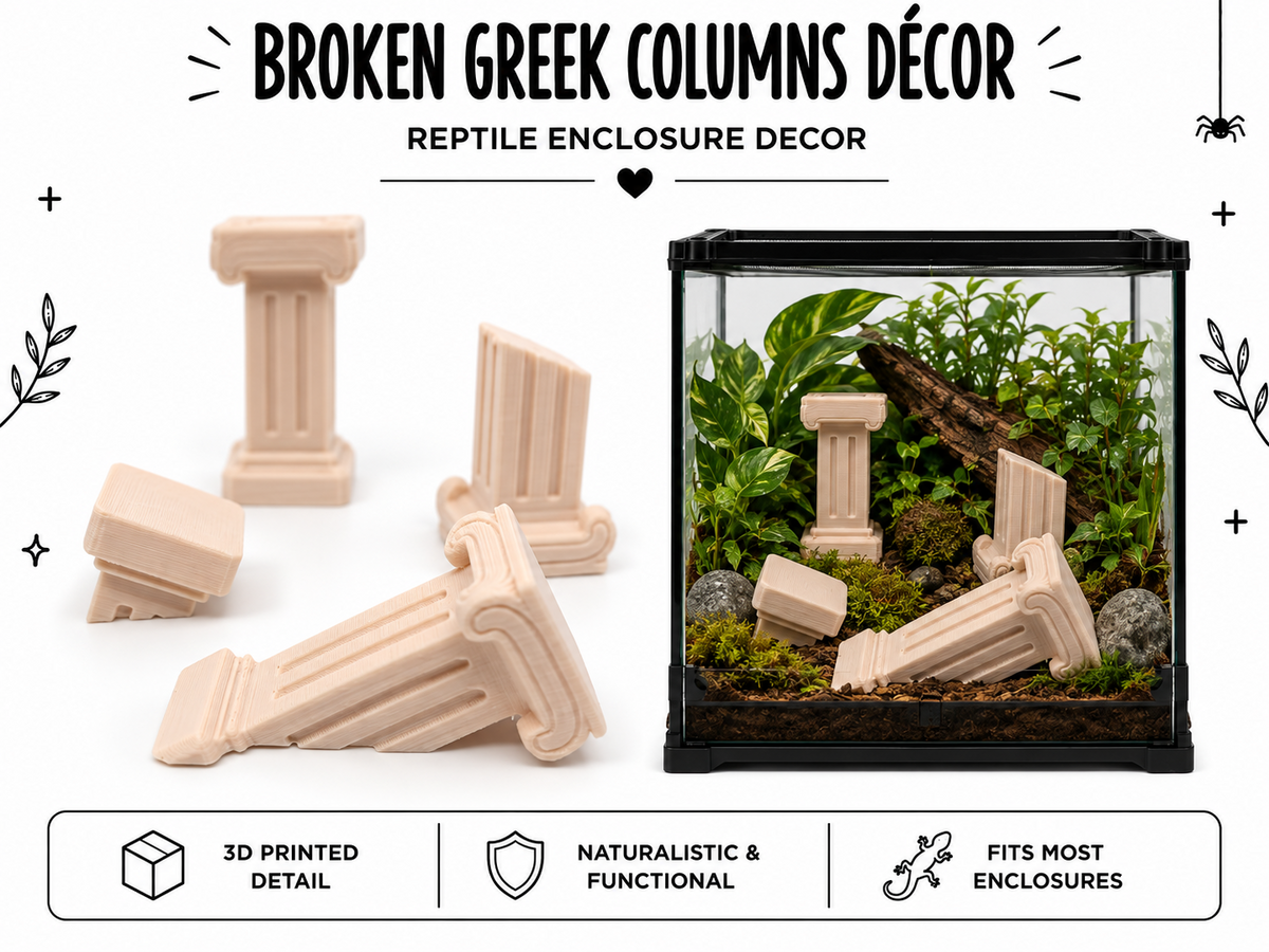 Broken Greek Columns Décor Set