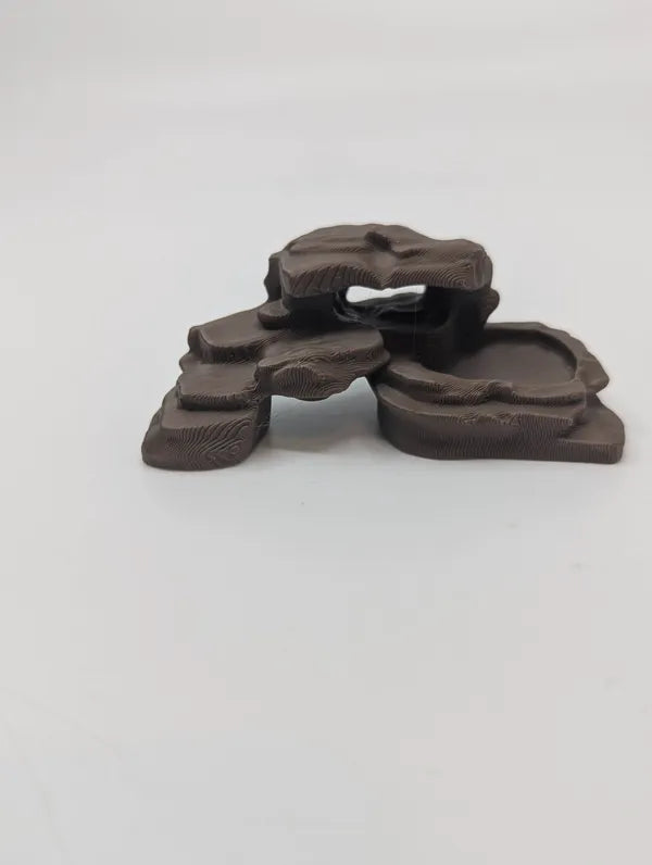 Tiered Rock Hide & Climbing Ledge - Reptile - Terrarium Decor