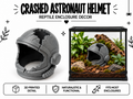 Crashed Astronaut Helmet Hide – Space-Themed Décor
