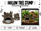 Hollow Tree Stump Hide for Terrariums
