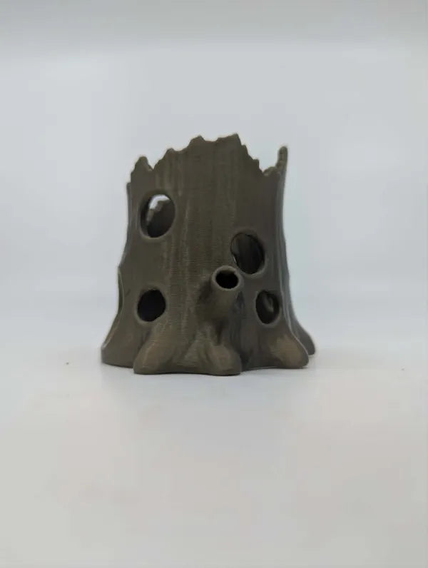 Hollow Tree Stump Hide for Terrariums - Reptile Enclosure Decor