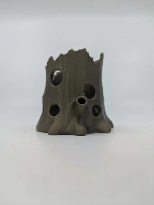 Hollow Tree Stump Hide for Terrariums - Reptile Enclosure Decor