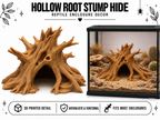 Hollow Root Stump Hide – Forest Heart Shelter
