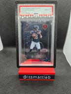 Card stand holding a graded card