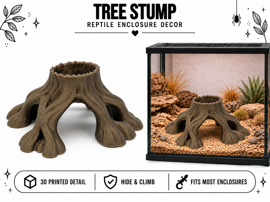 Tree Stump Planter Hide – Elevated Cave