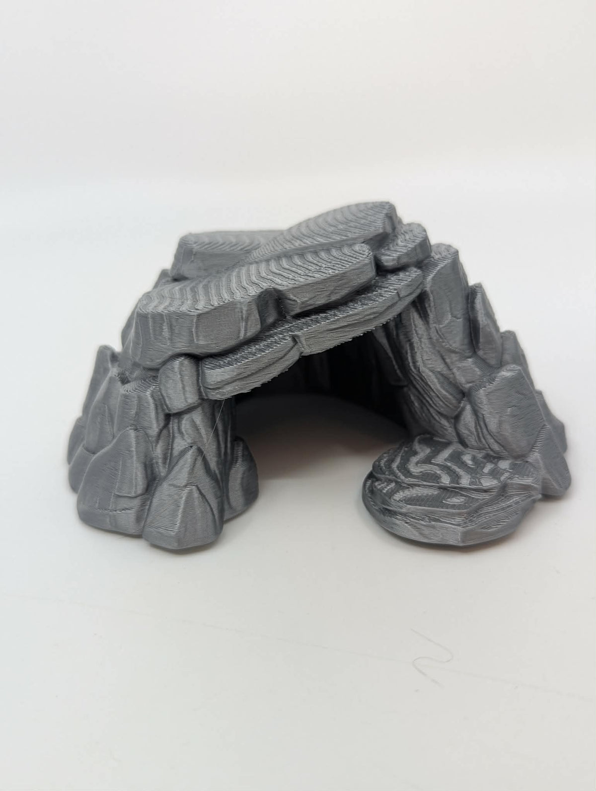 Layered Rock Arch Reptile Hide - Natural Stone Tunnel - Decor