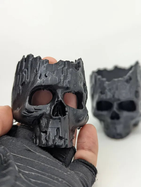 Bark Skull Hide & Planter - Woodland Reptile Terrarium Decor