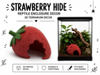 Strawberry Hide – Reptile Enclosure Decor