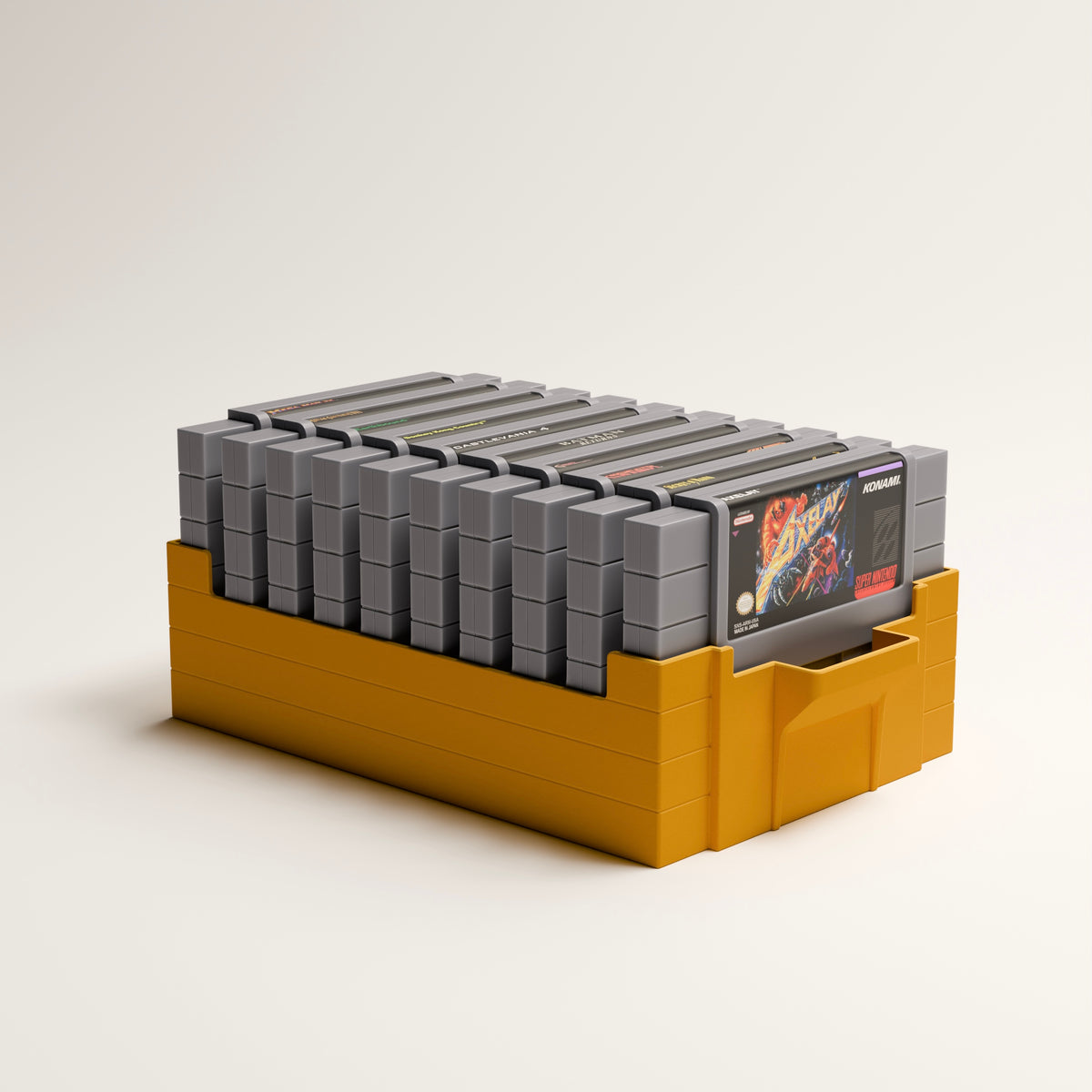 SNES cartridge case front view