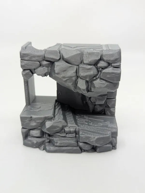 Stone Cliff Ledge Reptile Hide - Rock Wall - Terrarium Decor