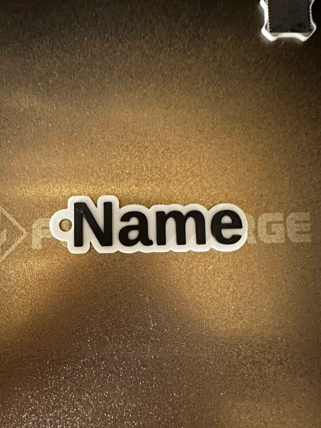 Personalized name keychain examples