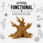 Weathered Root Stump Climber - Natural Accent - Reptile Decor