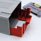 Super Nintendo cartridge storage