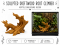 Sculpted Driftwood Root Climber – Natural Accent