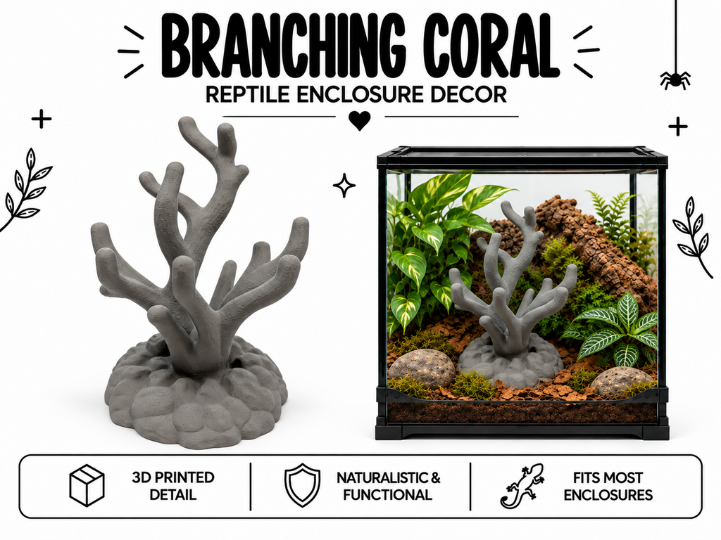 Branching Coral-Style Natural Climbing Accent