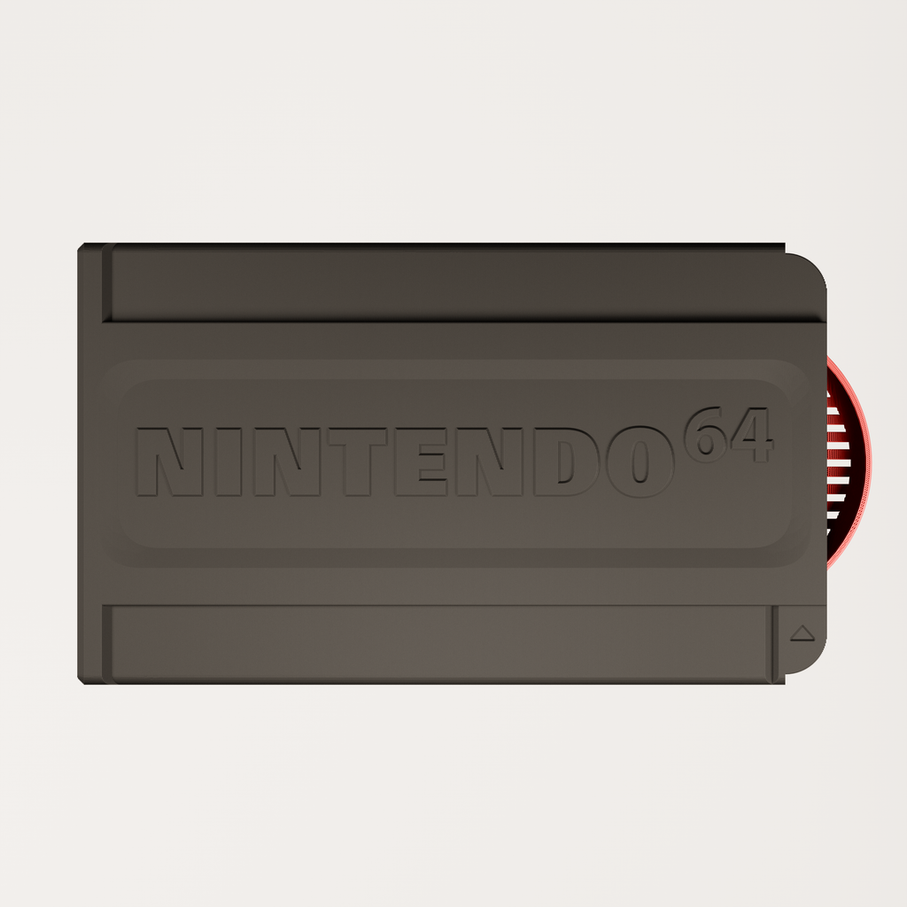 N64 cartridge storage case detail