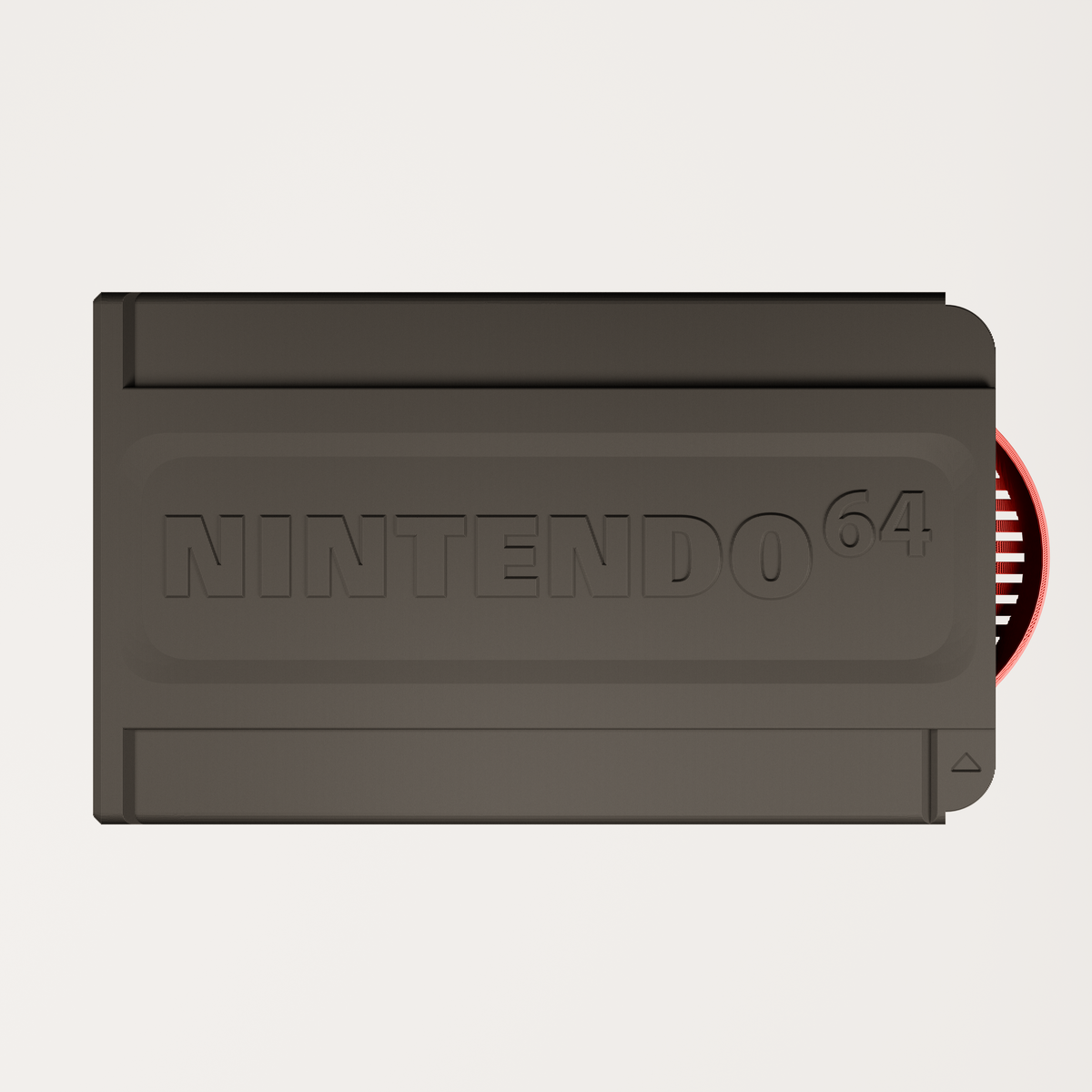 N64 cartridge storage case detail