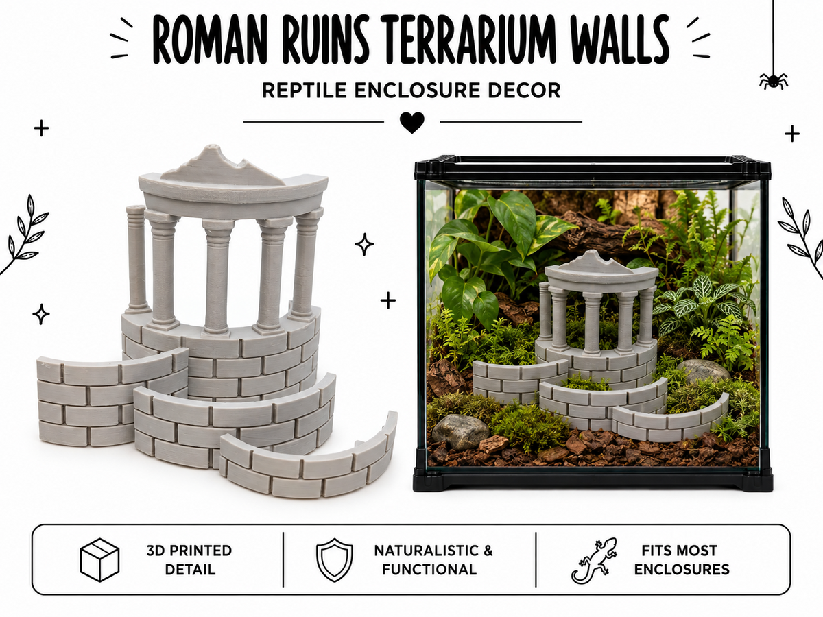 Roman Ruins Terrarium Walls & Platform Set