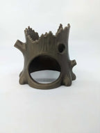Hollow Tree Stump Hide for Terrariums - Reptile Enclosure Decor