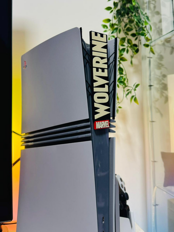 Wolverine PS5 face plate, 3D printed